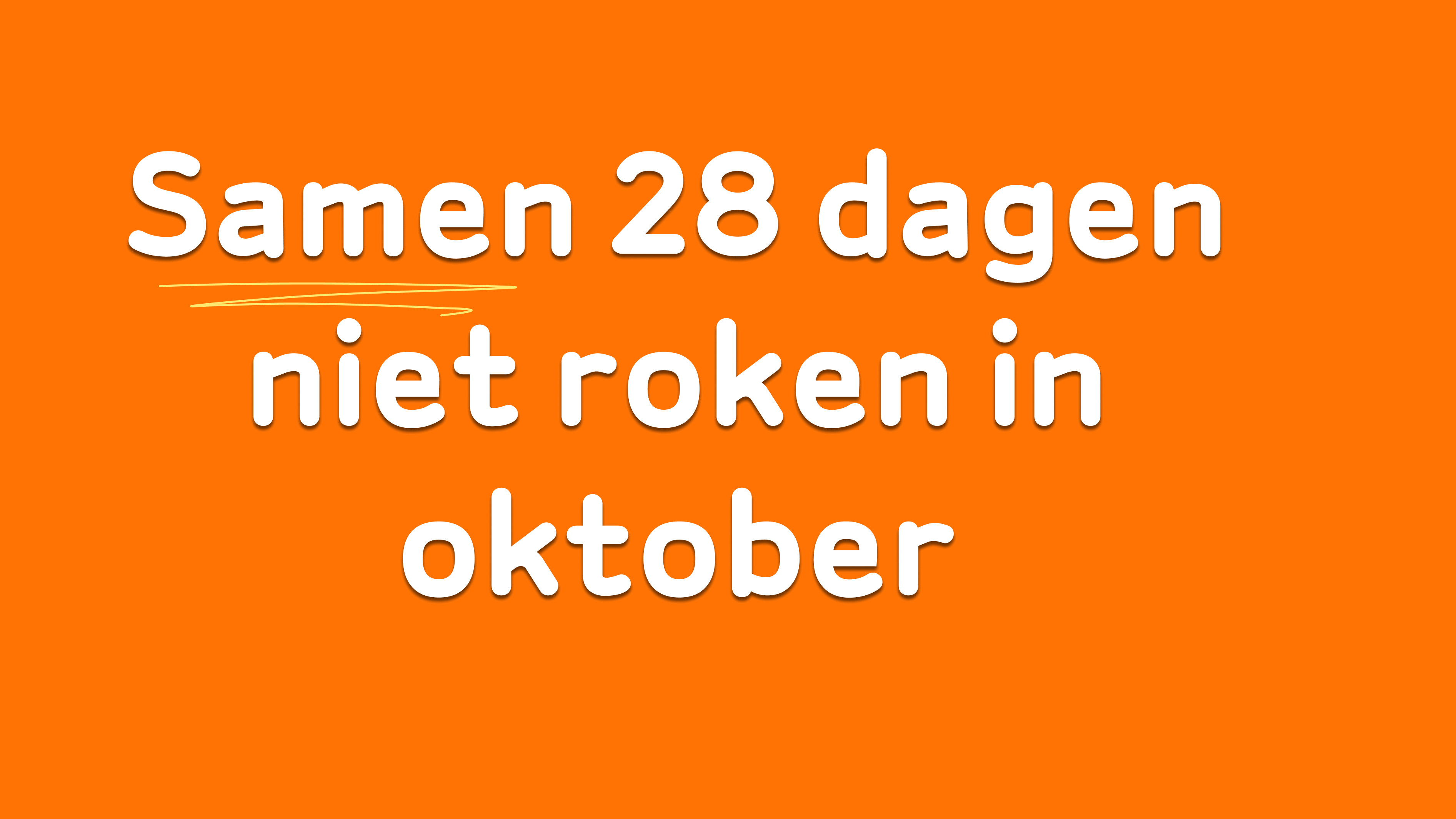 Met z’n allen stoppen met roken en vapen? Dat kan met Stoptober! - GGD ...